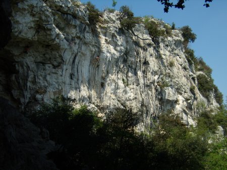 vista dallimbocco della grotta della strapatente